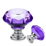 Ravinte 25 Pack Purple Crystal Knobs For Dresser Drawers Glass Cabinet. Fixed Price $39.61.