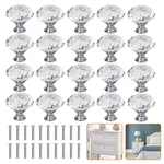 10/20/30 X Crystal Glass Cabinet Dresser Diamond Drawer Door Knobs Pull Handles. Fixed Price $20.28.