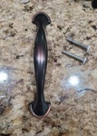 Liberty 38 Pack 3" 76MM Half Round Foot Pull, Orb Bronze With Copper Highlights. Fixed Price $19.99.