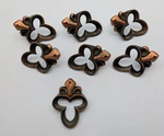 7 Fleur Lis Drawer Cabinet Pulls Knobs French Country Bronze Design Hardware. Fixed Price $39.46.