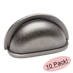 *10 Pack* Cosmas Cabinet Hardware Weathered Nickel Handle Cup Pulls #4310WN. Fixed Price $26.50.