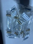 8" Lucite And Satin Brass "luz" Drawer Pulls Cabinet Knobs Pack. Fixed Price $43.14.