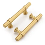 Haliwu 10 Pack Gold Cabinet Handles, Brushed Brass Drawer Pulls, Kitchen Hardwar. Fixed Price $66.42.