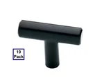 Franklin Brass 1/4" Matte Black Simple Round Bar Cabinet & Drawer Knob 10 Pack. Fixed Price $14.65.
