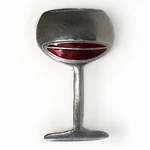 Vtg Susan Maugenest Francisco Wine Glass Cabinet Knob Drawer Pulls Barware. Fixed Price $12.99.