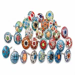 Jgarts 30 Mix Vintage Look Flower Ceramic Knobs Door Handle Cabinet Drawer. Fixed Price $44.08.