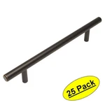 *25 Pack* Slim 3/8" Diameter Cosmas Oil Rubbed Bronze Euro Bar Pull 404-128ORB. Fixed Price $58.85.