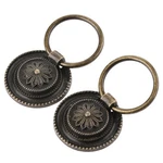 Dophee 2PCS Small Vintage Style Cabinet Drawer Handle Knob Antique Bronze Rin.... Fixed Price $10.62.