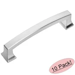 *10 Pack* Cosmas Cabinet Hardware Satin Nickel Contemporary Pulls #755-4SN. Fixed Price $32.62.