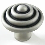 10 Betsy Fields Large Cabinet Knobs Brushed Satin Pewter Domed Rings PBF528Y-BSP. Fixed Price $24.99.