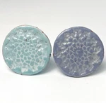 Anthropologie Hardware Knob Pulls Ceramic Floral 2 Purple Blue Cabinet Drawer. Fixed Price $19.99.