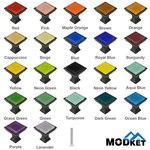 1/4" Oil Rubbed Bronze Glass Square Cabinet Knob Pull Kitchen Bathroom Drawer. Fixed Price $8.99.