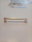 Amerdeco 10 Pack Brushed Brass Metal Drawer Pulls Cabinet Handles ZH0019. Fixed Price $19.99.