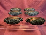 6 Hickory Hardware Touch Of Spring Verde Antique 3"CCDRAWER Cup Pull P7308-VA 90. Fixed Price $25.00.