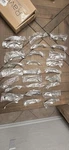 27 Pack Ravinte Curved Kitchen Cabinet Handles Pulls Satin Nickel Openbox. Fixed Price $16.99.