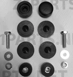 Kawasaki Battery Tray Bolts Rubber Grommet Gromet Cushions Set Kit KZ900 KZ1000. Fixed Price $19.95.
