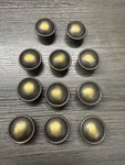 11 Vintage Kbc Brass Antique Finish Cabinet Door Knob Pull Round 3/4 45171 (2. Fixed Price $22.00.