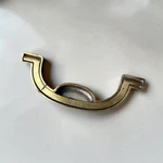 Drexel Accolade Campaign Brass Drawer Bail Pull Handle Kbc N7231 - 3.5. Fixed Price $44.99.