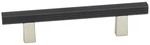 Alno A2905-4-MN/MB Quadrato 4" Pull Groove Bar Nickel/matte Black. Fixed Price $23.16.