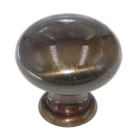 Amerock Solid Brass Antique English 1/4" Mushroom Cabinet Knob BP1950H-AE. Fixed Price $5.64.