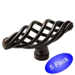 *5 Pack* Cosmas Oil Rubbed Bronze Birdcage Cabinet Knobs #9991ORB. Fixed Price $10.18.
