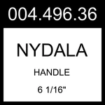 Ikea Nydala Handle Black 2 Pack 1/16" 004.496.36. Fixed Price $37.99.
