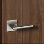 Ashley Norton RE.4500.42 Square Apollo Double Dummy - Satin Nickel. Fixed Price $95.00.