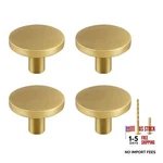 Yiking Soild Brass Cabinet Knobs Heavy Duty 4PCS 1-3/16"(30MM) Brushed Gold. Fixed Price $33.36.