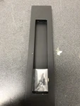 Emtek 220310US19 Modern 10" Rectangular Flush Door Pull - Flat Black. Fixed Price $33.65.