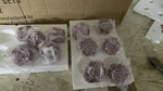Lisbeth Dahl Lilac Flower Bud Ceramic Knobs. Set Of 11. Fixed Price $75.00.