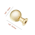 Utopia Alley HW409GD-10 Lyon Cabinet Ring Pull Knobnished Polished Gold Pack. Fixed Price $12.47.