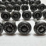 38 Pack BP1585 Weathered Grey Black 1/4" Rope Knobs Pulls Amerock Inspirations. Fixed Price $110.00.