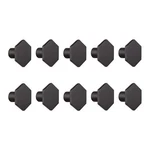 206599-BLK Solid Hexagon Cabinet Knob 10-PACK Matte Black Piece. Fixed Price $19.34.
