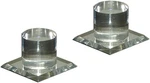 Mirart Pull Handle, Self Stick 5/8 Inch Post X 1 Back, Mini Slide Knob. Fixed Price $24.23.