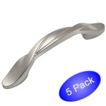 *5 Pack* Cosmas Cabinet Hardware Satin Nickel Handle Pulls #9009SN. Fixed Price $7.75.
