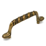 P378-LPH Lancaster Polished Brass 3"CC Handle Pulls Hickory Southwest Lodge. Fixed Price $5.51.