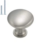 Homdiy 10 Pack Brushed Nickel Cabinet Knobs, Single Hole Dresser Pulls, Satin.... Fixed Price $48.52.
