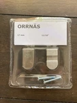 2 Pack Ikea Orrnas 11/16" 17MM Stainless Steel Knob, New. Fixed Price $7.99.