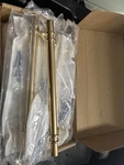 10 Pack Gold Cabinet Handles Open Box /new Missing Set Of Screws. Fixed Price $30.00.