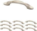 Twisted Arch (25-PACK) Cabinet Handles 3' Hole Center Satin Nickel Kitchen Drawe. Fixed Price $54.90.
