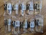 Lot Of 10 Belwith P676-UW Unfinished Natural Wood Cup Cabinet Pull Handle. Fixed Price $8.00.
