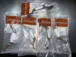 (5) Gatehouse Porcelain & Brass Cabinet/drawer Pulls Brand New. Fixed Price $24.99.