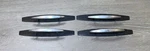 Vtg Antique Nickel-black Hardware Drawer Pulls Art Deco Mcm 3 Centers 4 Pc. Fixed Price $34.78.