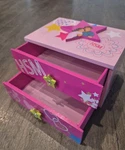 Rare Disney High School Musical Y2K 2000S Rectangle 2-DRAWER W/star Jewelry Box. Fixed Price $18.99.