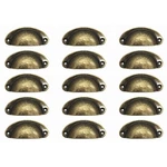 15PCS Antique Brass Iron Drawer Knobs Pulls Handles - Vintage Kitchen Cabinets F. Fixed Price $11.34.