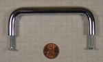 Hafele #116.09.215 Wire Pull, Steel, Polished Chrome, M4 Thread X 96MM Centers. Fixed Price $5.95.