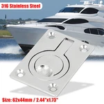 316 Stainless Steel 62X44 Mm Boat Floor Locker Hatch Lift Flush Ring Pull Handle. Fixed Price $20.20.