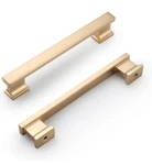 10 Pack 5 Inch 9BUILD Kitchen Cabinet Handles Brushed Brass Pulls Gold. Fixed Price $20.00.
