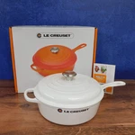 Le Creuset Signature Cast Iron 3.75 Quart Cassadou, White - New. Fixed Price $319.95.