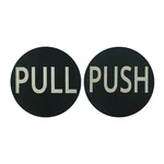 Brixwell RIS2MBL Round Push Pull Indicator Set Matte Black Finish. Fixed Price $9.90.